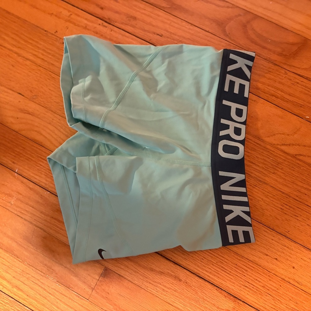 Nike Pro Light Green Training Shorts